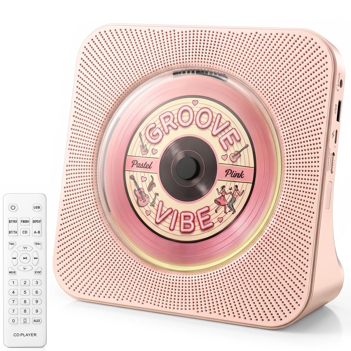 Gueray KC906 Desktop Bluetooth CD Player for Learning (K–12)