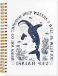 Shark Bible Notebooks for Note Taking, Shark Gifts, Shark Christian Office Supplies, Christian Journaling Notebook, Scripture Journals for Writing, Prayer Journal for Woman 5.5x8.3