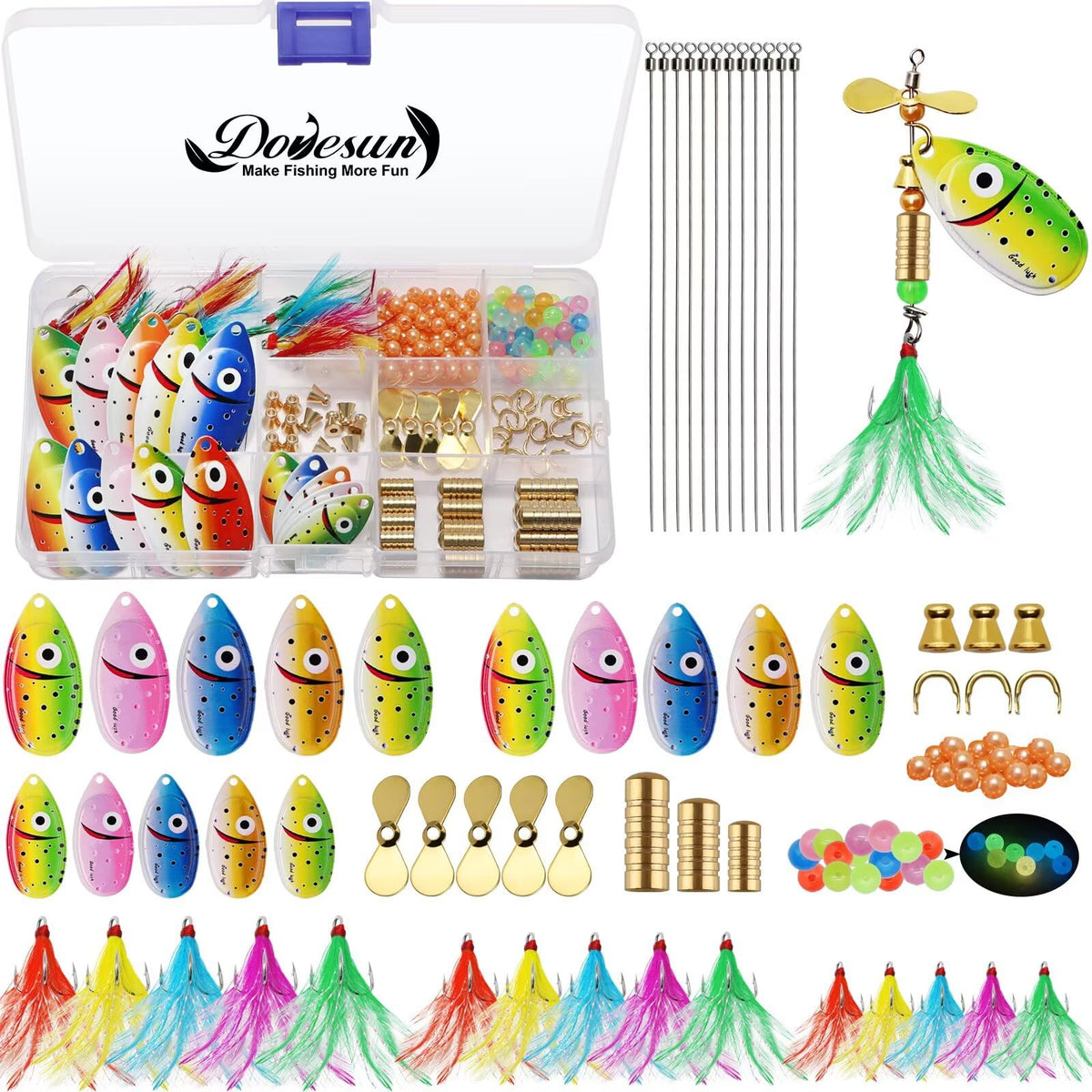 Dovesun DIY Spinner Lure Making Kit
