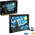 LEGO Ideas Vincent Van Gogh The Starry Night - Building Set for Adults, Ages 18+ - Beautifully Detailed Home Wall Art Decor - Gift for Men & Women - 21333