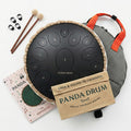 Panda Drum Pro 15" Steel Tongue Drum — 15-Note Hand Pan with Accessories
