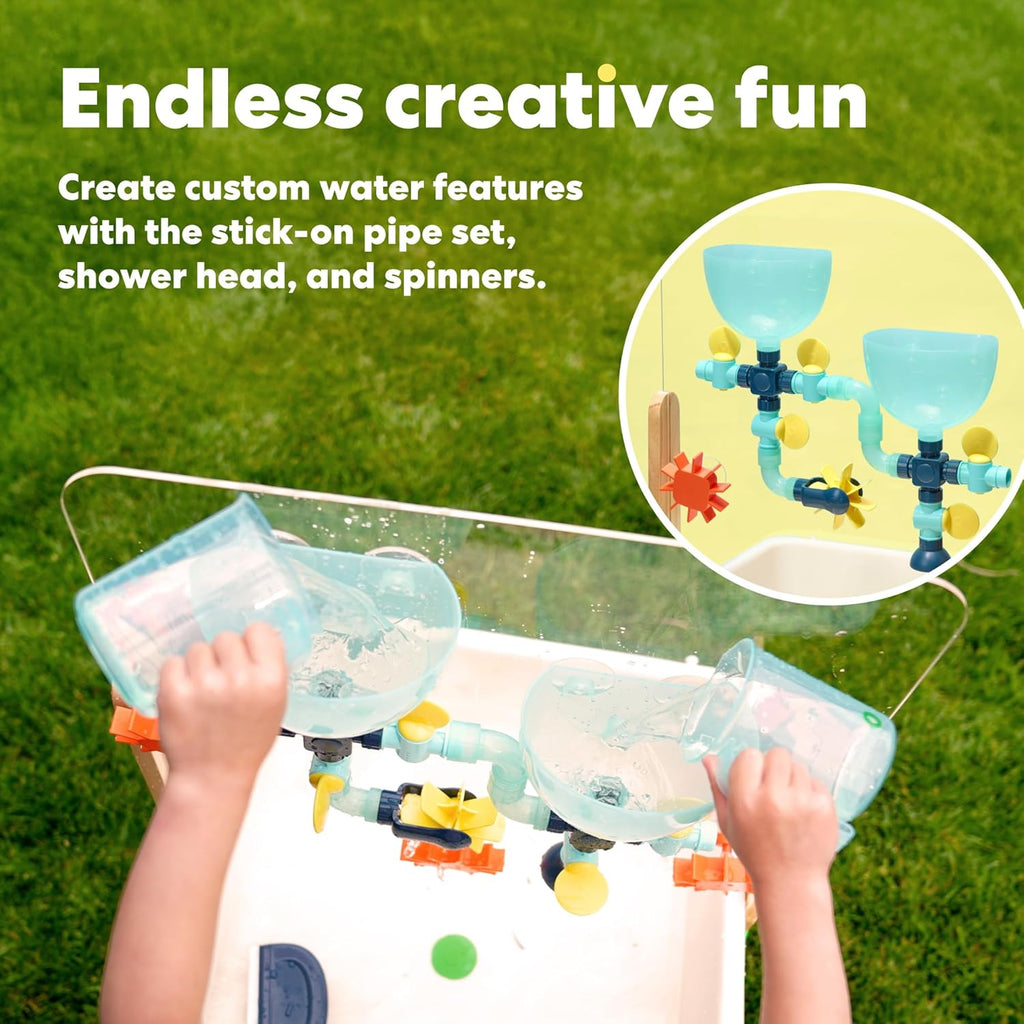 KiwiCo Water Activity Table for Toddlers - Wooden Sensory Play Ages 3+