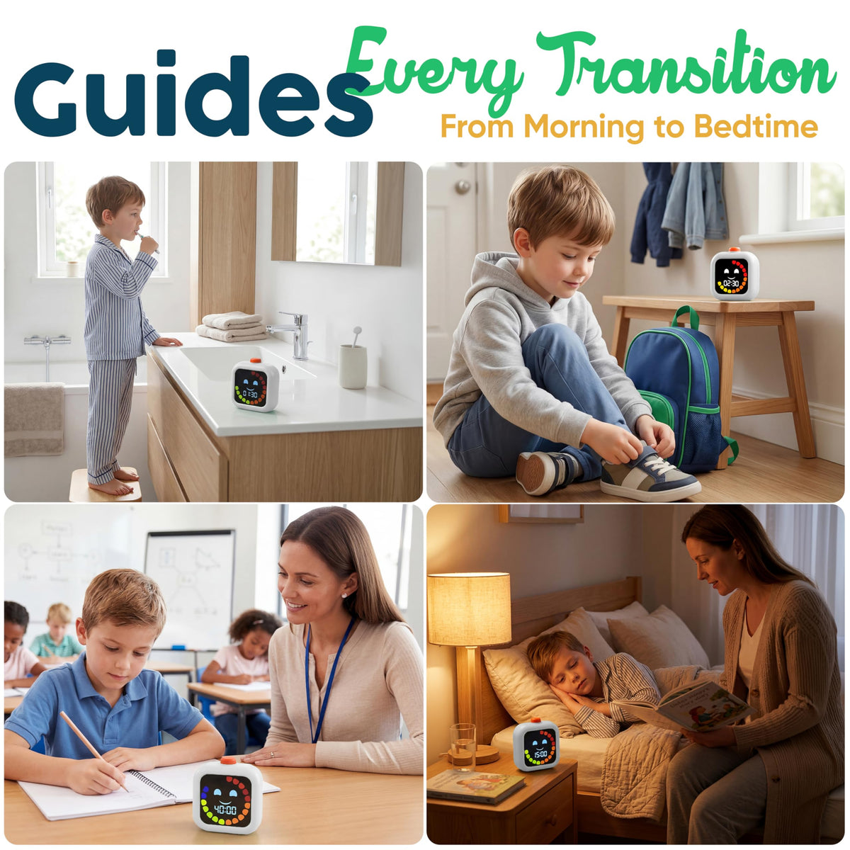 Digital Visual Timer for Kids - Calmer Routines & Transitions