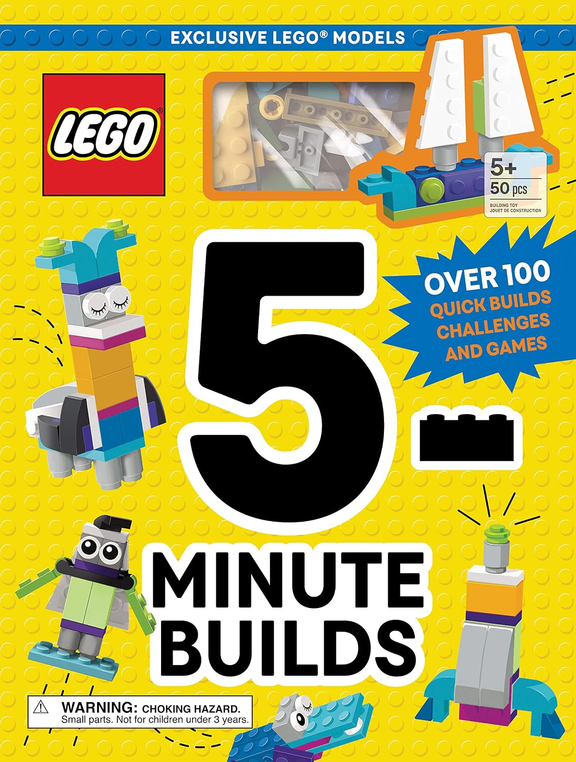 LEGO Books: 5-Minute Builds (Ages 5+, 100+ Ideas)