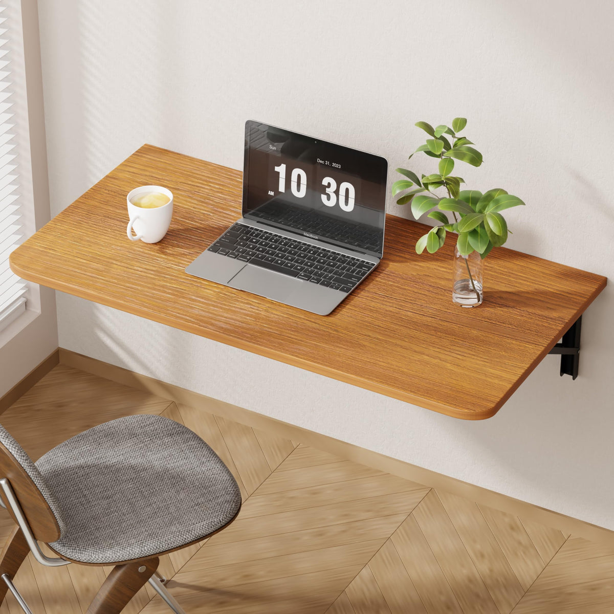 Dogsky 24-Inch Wall-Mounted Folding Student Desk
