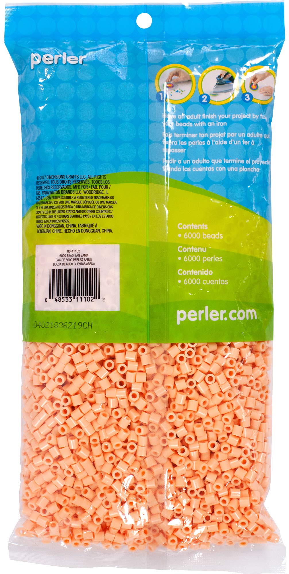 Perler Beads Fuse Beads for Crafts, Black, Small, 6000pcs