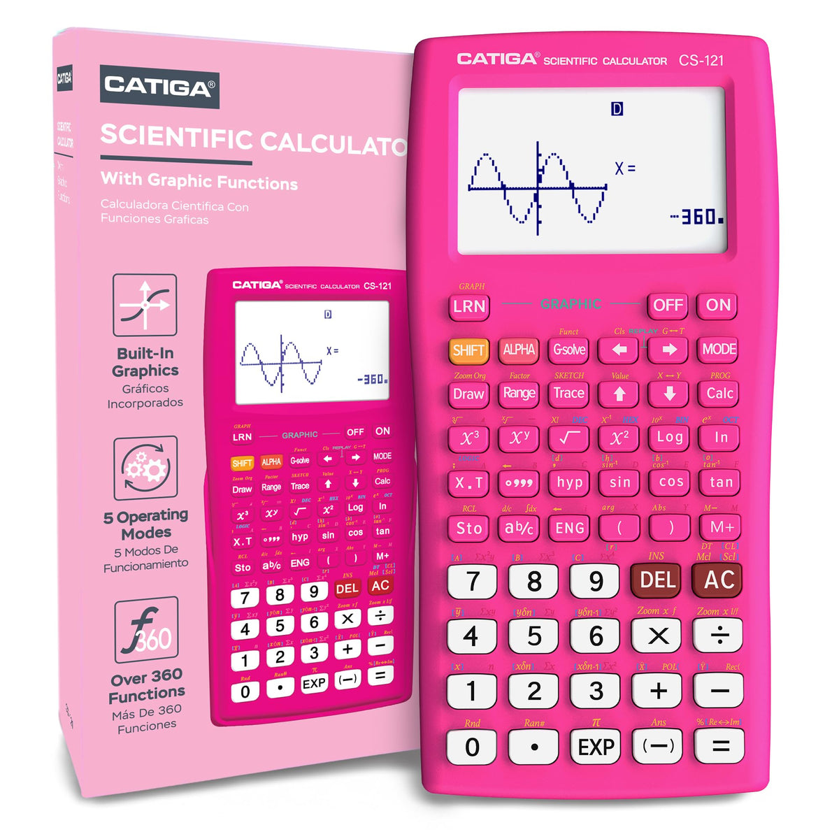 CATIGA CS-121 Scientific Graphing Calculator