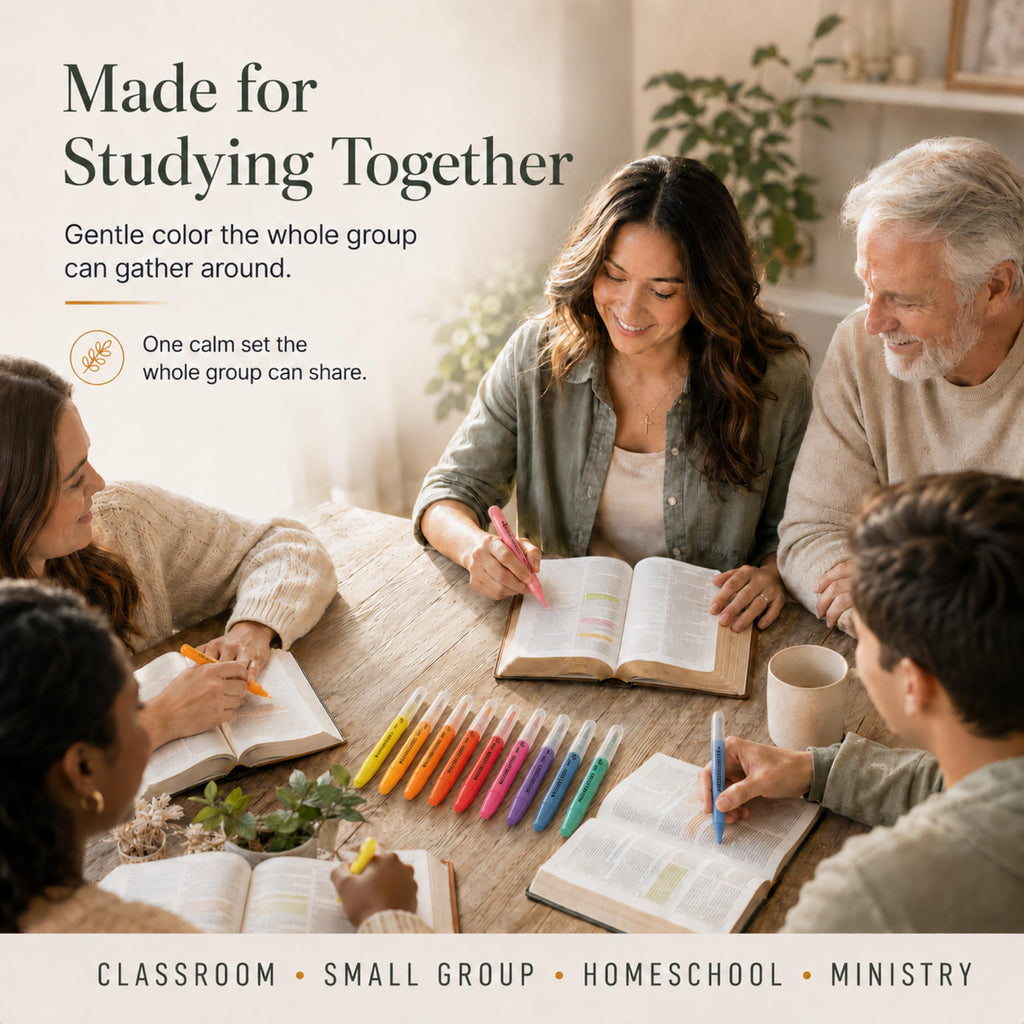 10 Pack Bible Safe Highlighters - Pastel Color, Wax Highlighters