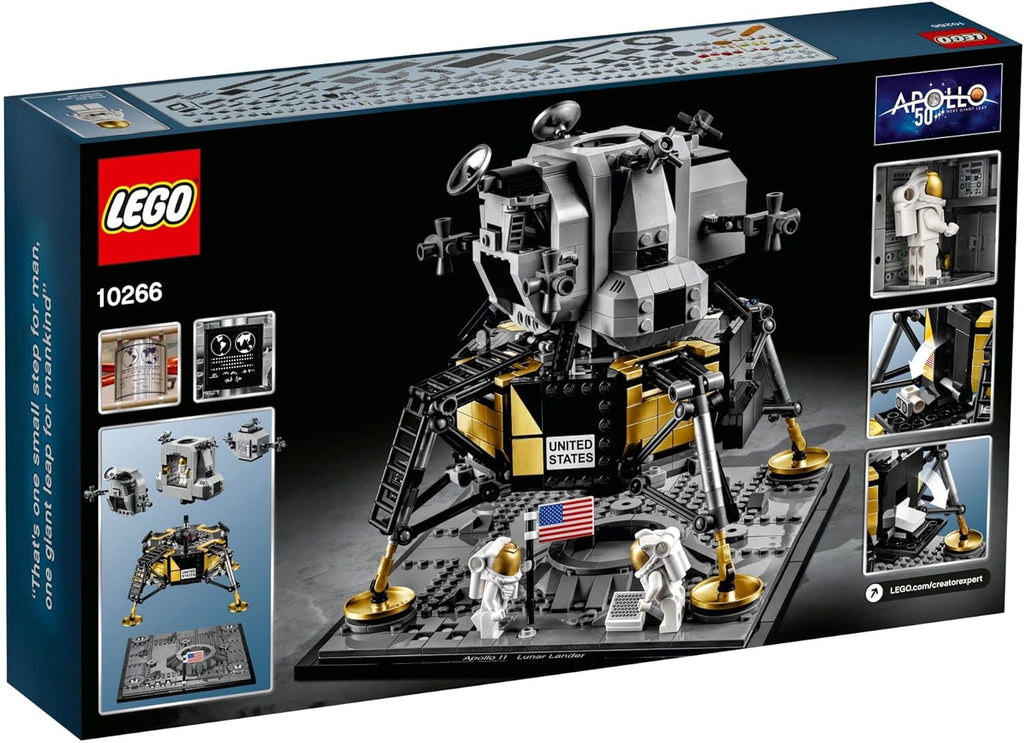 LEGO Creator Expert NASA Apollo 11 Lunar Lander 10266 Building Toy Set for Ages 16+ (1087 Pieces)