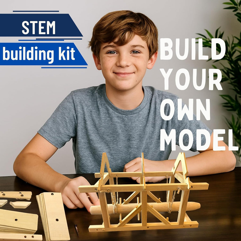 Pathfinders Roman Battering Ram Engineering Kit (Ages 9+)