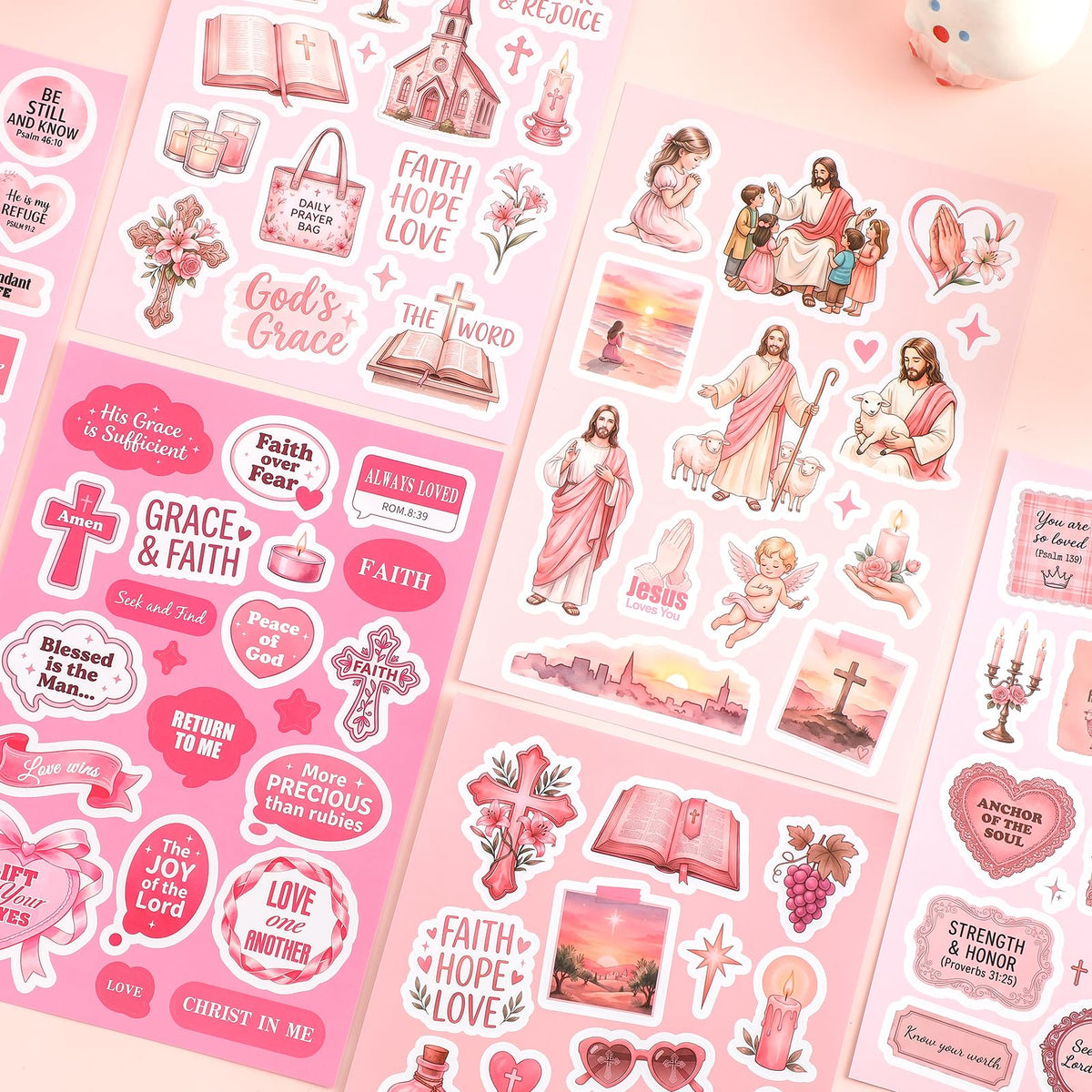 750 Pcs Stickers for Scrapbooking,Christmas Self-Adhesive Scrapbook Sticker