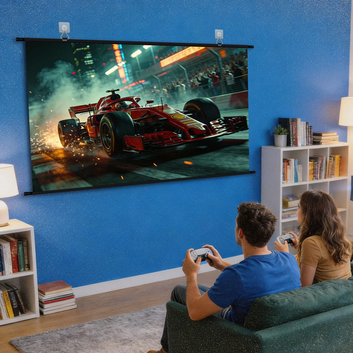 120 inch Projector Screen, ALR Projection Screen for Indoor Outdoor