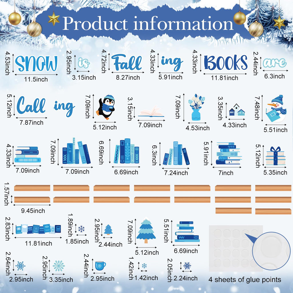Funrous 71 Pcs Winter Bulletin Board Set Holidays Around The World