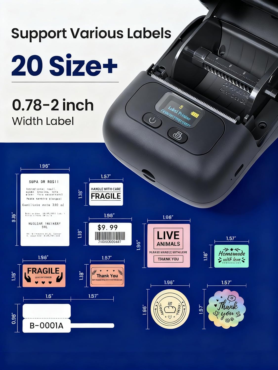 Phomemo: M110 Bluetooth Thermal Label Maker (Ages 8+)