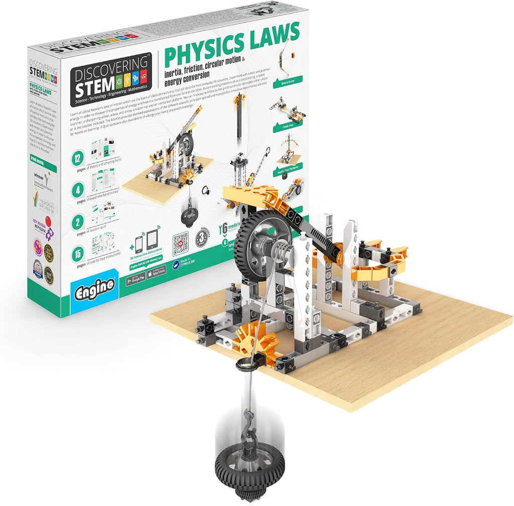 Physics Laws — Inertia, Friction & Circular Motion Engineering Kit (Ages 9+)