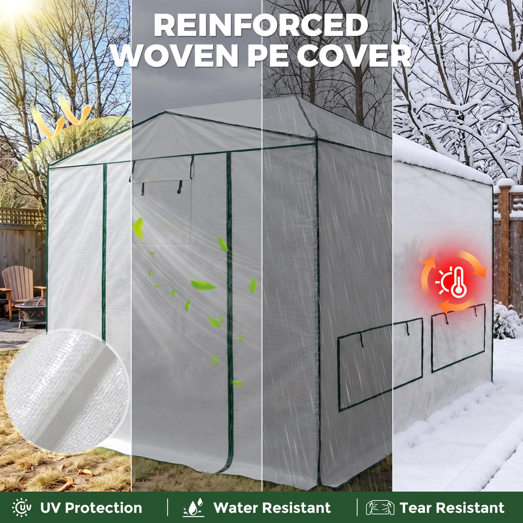 EAGLE PEAK Pop-Up Walk-In Greenhouse (Multiple Sizes)