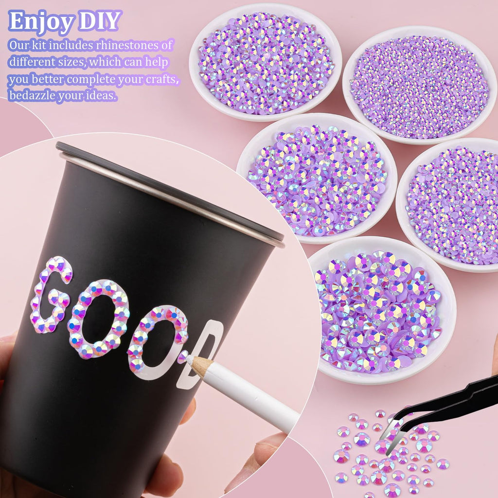 Bedazzling Kit 50000Pcs 3mm Jelly Rhinestones - Diamond Art
