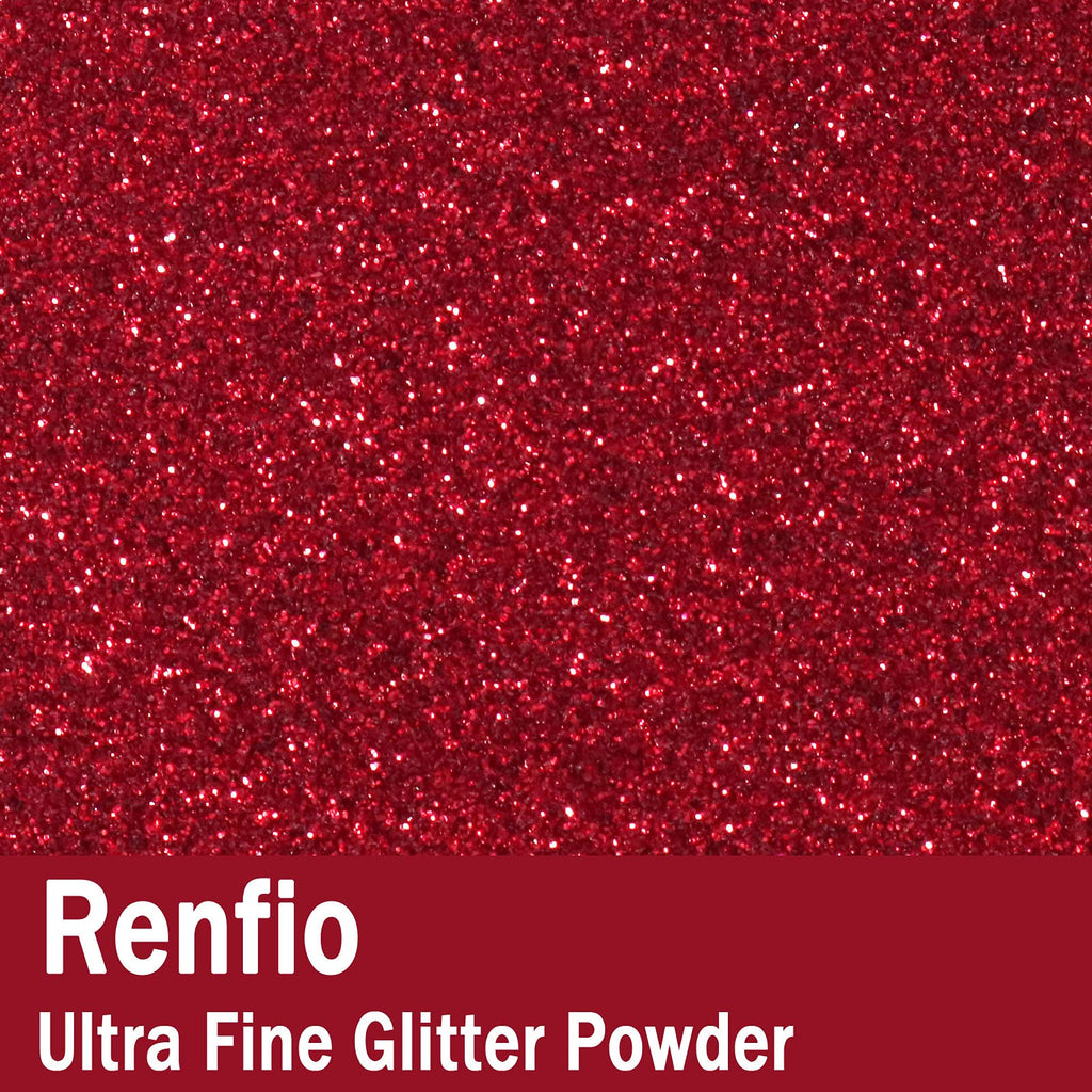 Renfio: Ultra Fine Glitter Powder, 2.11 oz (60g) – Metallic & Holographic