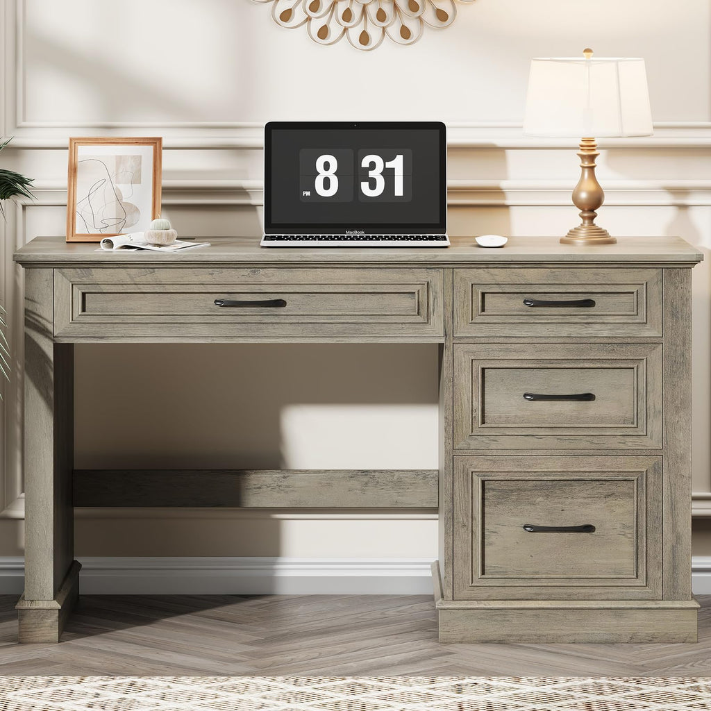 Vabches 47-Inch Student Desk with Drawers