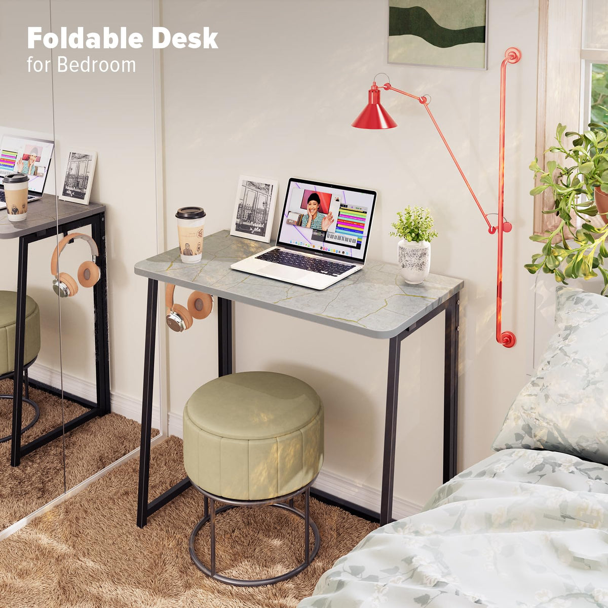 WOHOMO Folding Student Desk