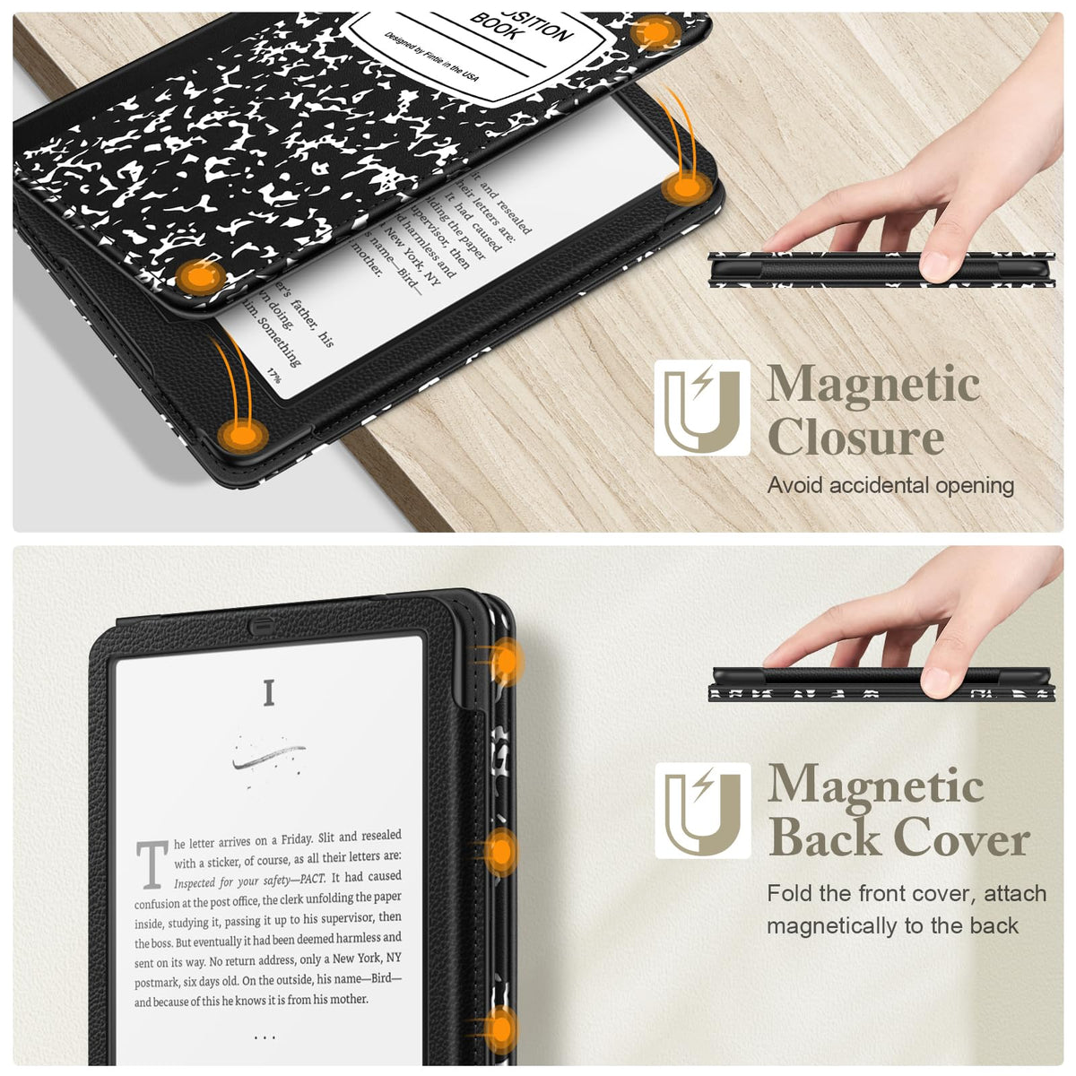 Fintie Case for 7"/6.8" Kindle Paperwhite 12th/11th Gen & Kindle Colorsoft