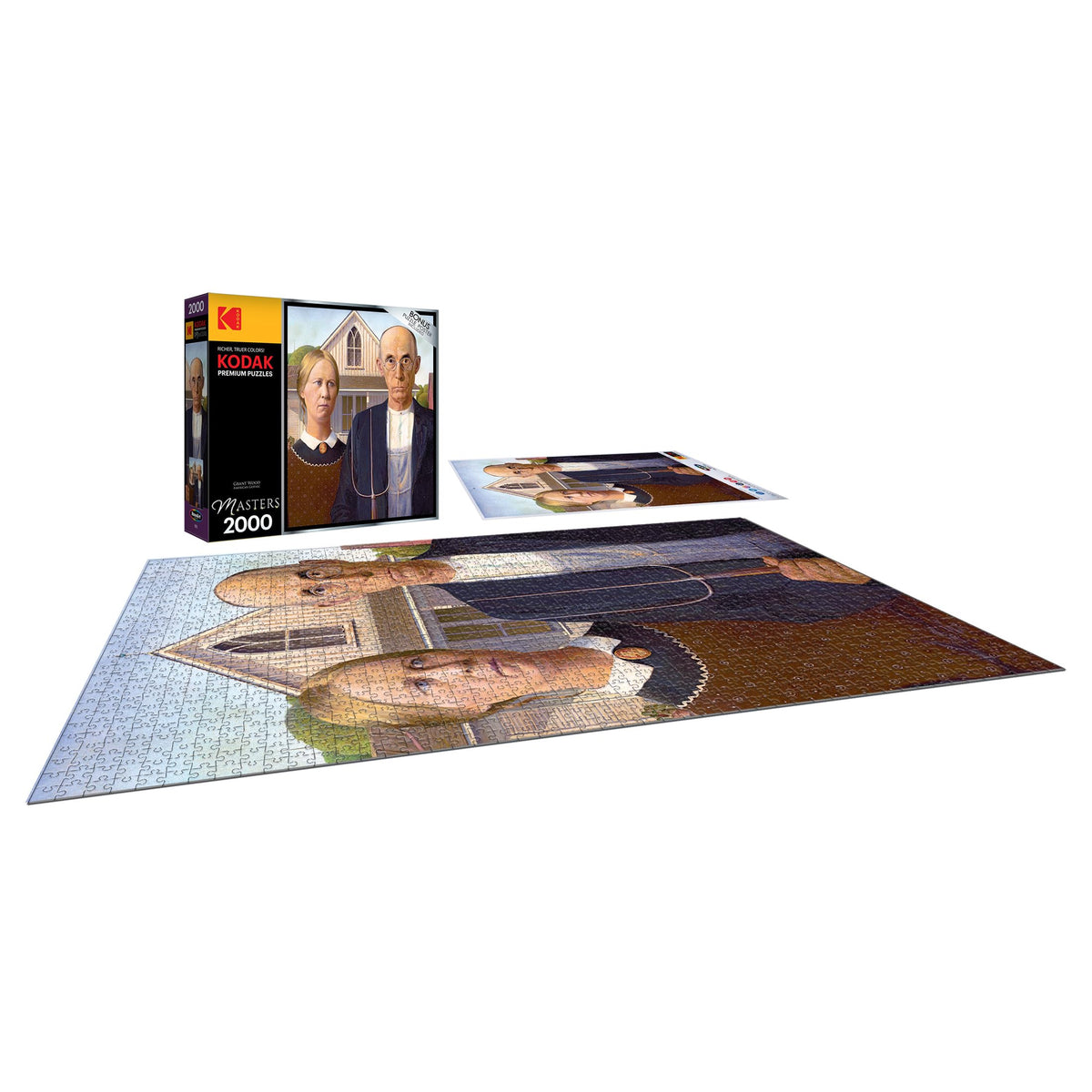 RoseArt Kodak Premium Masters Mona Lisa 2000 Piece Jigsaw Puzzle