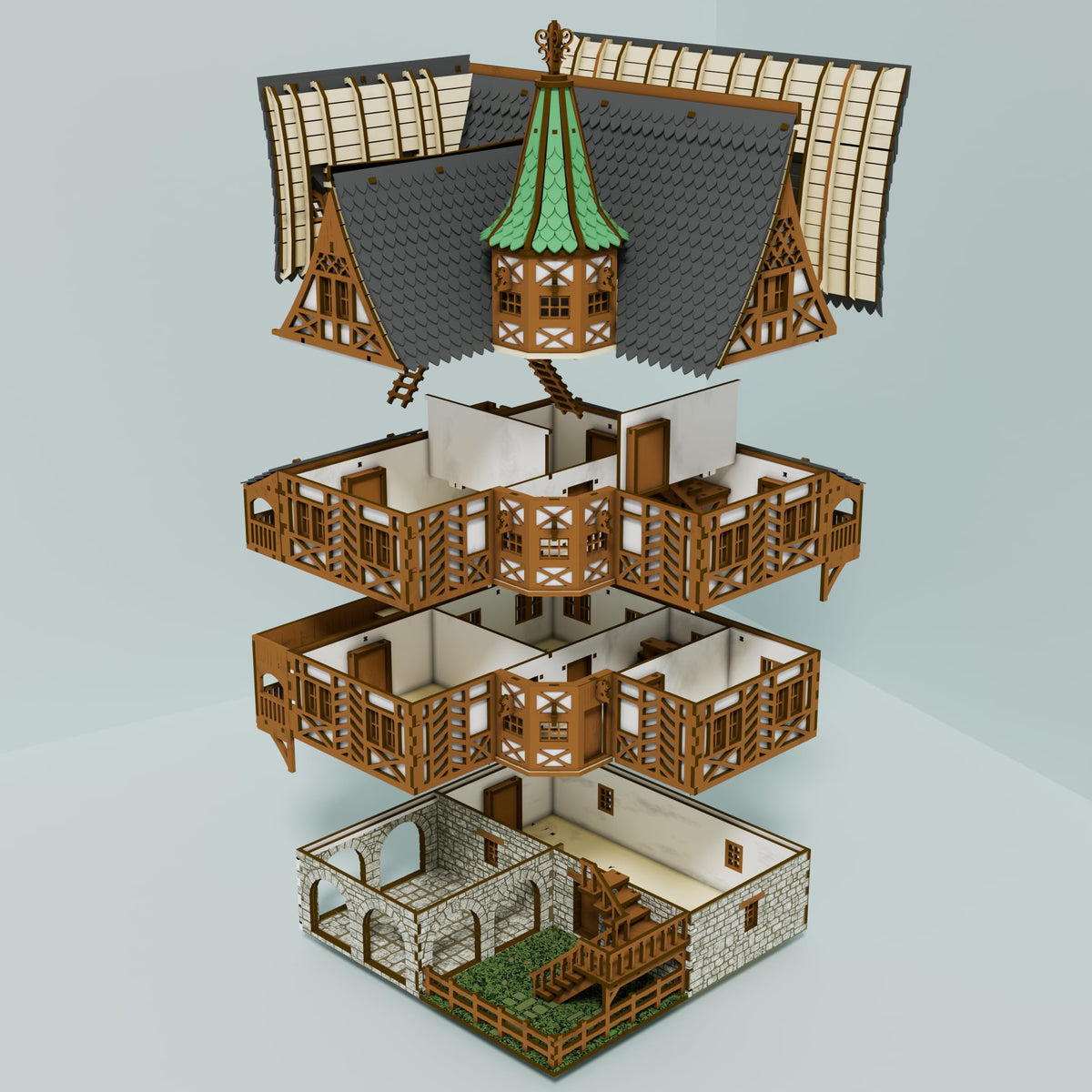 I BUILT IT Medieval Building Model Kits (Select Model)