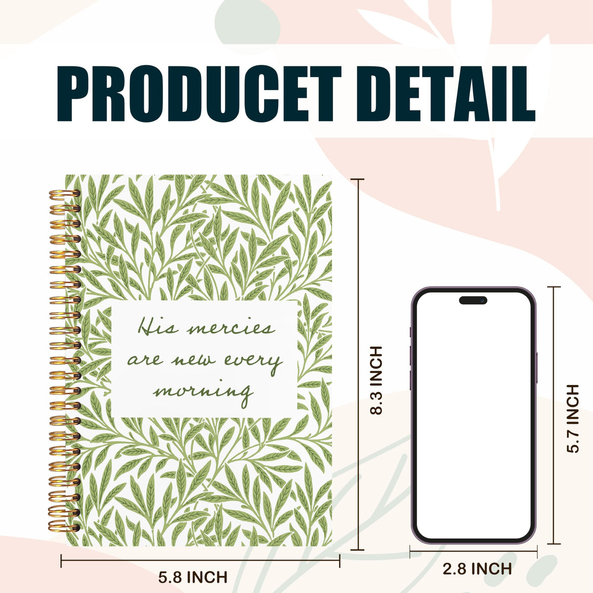 Shark Bible Notebooks for Note Taking, Shark Gifts, Shark Christian Office Supplies, Christian Journaling Notebook, Scripture Journals for Writing, Prayer Journal for Woman 5.5x8.3