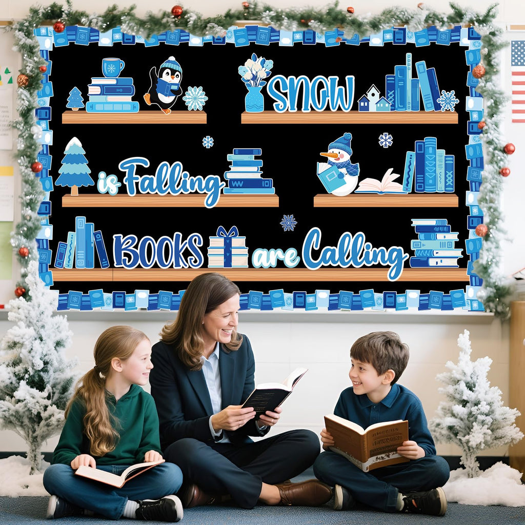 Funrous 71 Pcs Winter Bulletin Board Set Holidays Around The World