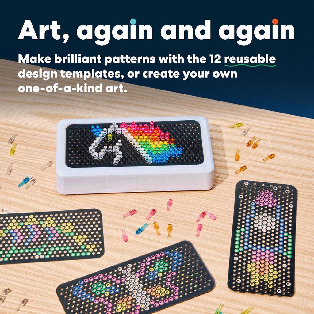 KiwiCo Pixel Art Lightbox Kit for Kids Ages 5-8 - Arts & Crafts DIY Gift