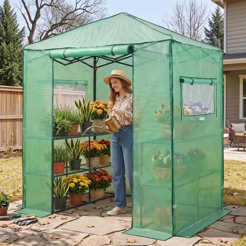 EAGLE PEAK Pop-Up Walk-In Greenhouse (Multiple Sizes)
