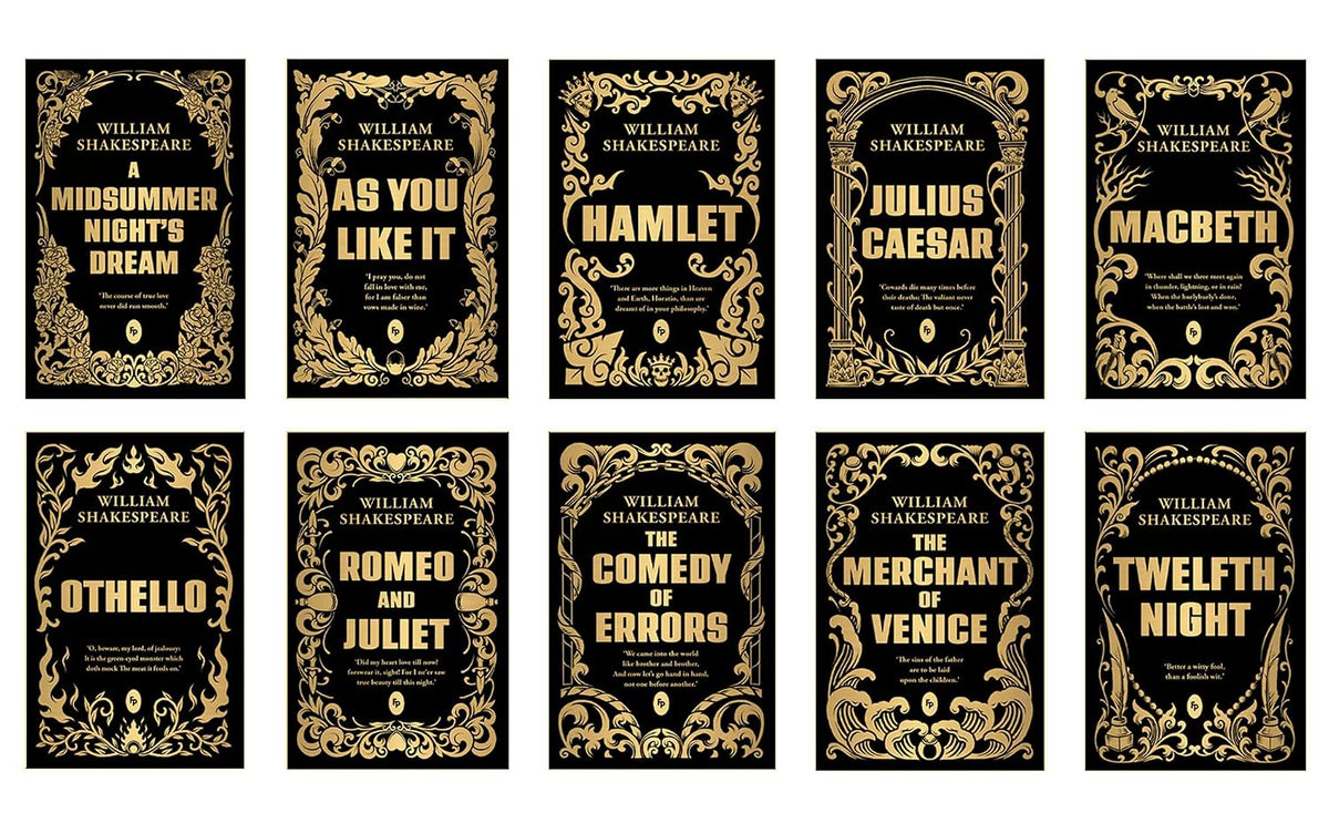 Greatest Works of William Shakespeare (Boxed Set of 10) - Hamlet / Othello / The Merchant of Venice / Macbeth / The Comedy of Errors / Romeo and Juliet /
