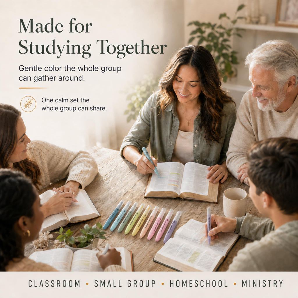 10 Pack Bible Safe Highlighters - Pastel Color, Wax Highlighters