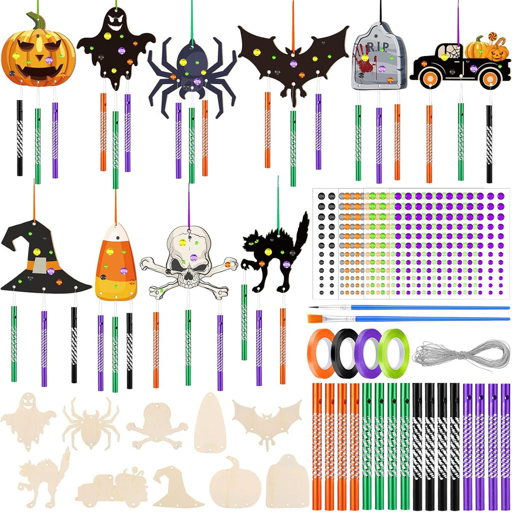 Halloween Wind Chime DIY Craft Kit — 128 Pieces