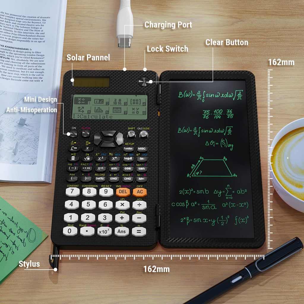 ROATEE 991ES MAX Scientific Calculator with Notepad