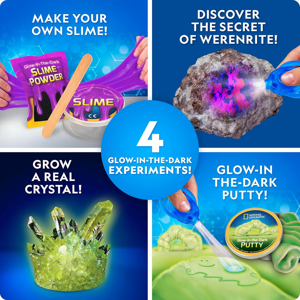 National Geographic: Glow-in-the-Dark Mega Science Experiment Kit