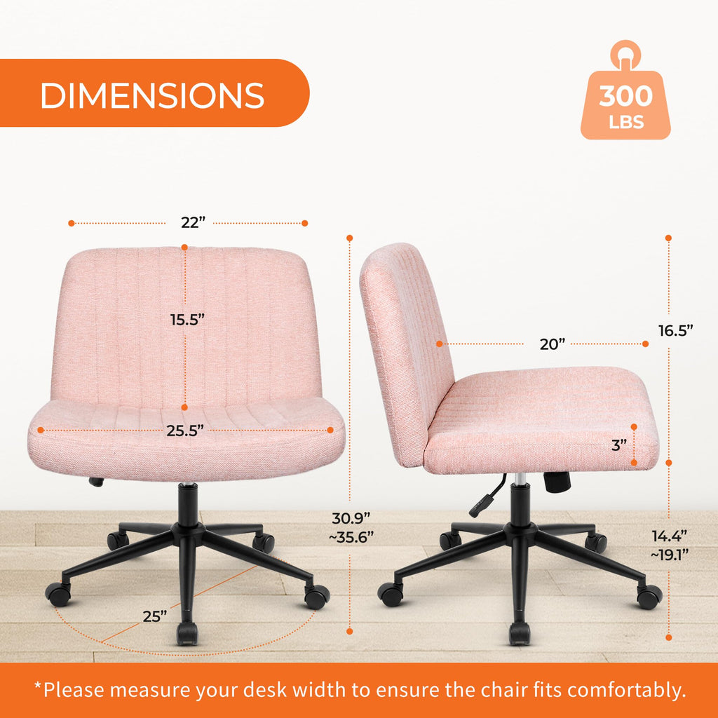 Orange Factory Wide Criss-Cross Study Chair (Multiple Styles)