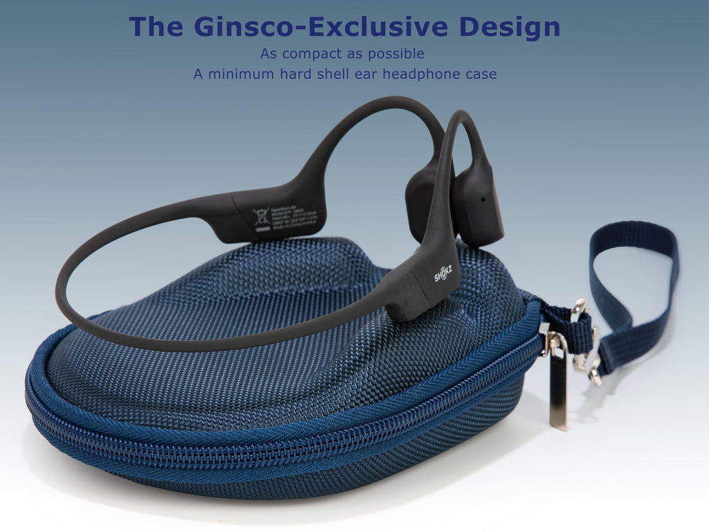 Ginsco Universal Bone Conduction Headphones Case Compatible with SHOKZ New OpenRun Pro 2/Pro 2 Mini/OpenRun/OpenSwim Open-Ear Sport Headphones, Compatible with CXK/Raycon/BAICLUD/MRYTKY (Green)