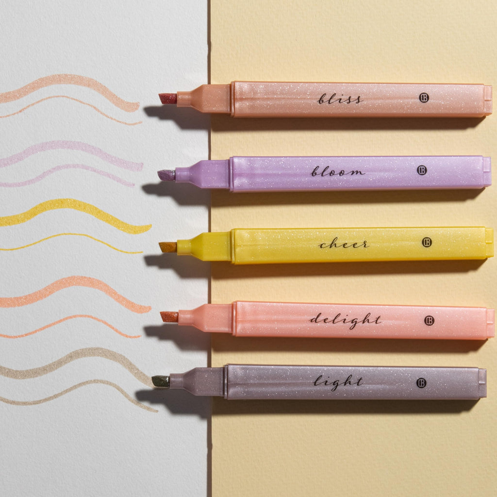 DIVERSEBEE Bible Highlighters with Soft Chisel Tip, No Bleed (Pastel)