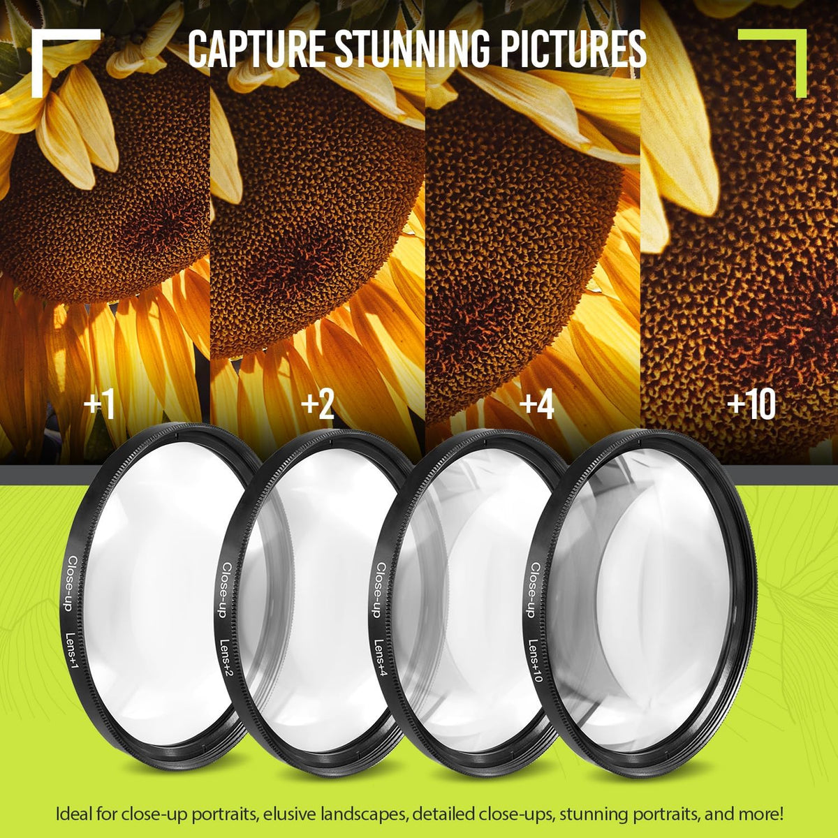 Ultra Deluxe Lens Kit for Canon Rebel T3, T5, T5i, T6, T6i, T7, T7i, EOS 80D, EOS 77D Cameras with Canon EF-S 18-55mm is II Lens - Includes: 7pc 58mm Filter Set + 58mm Wide Angle and Telephoto Lens