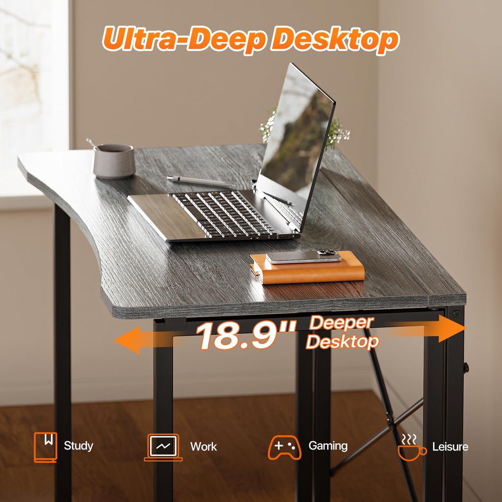 Huuger 31.5-Inch Folding Student Desk