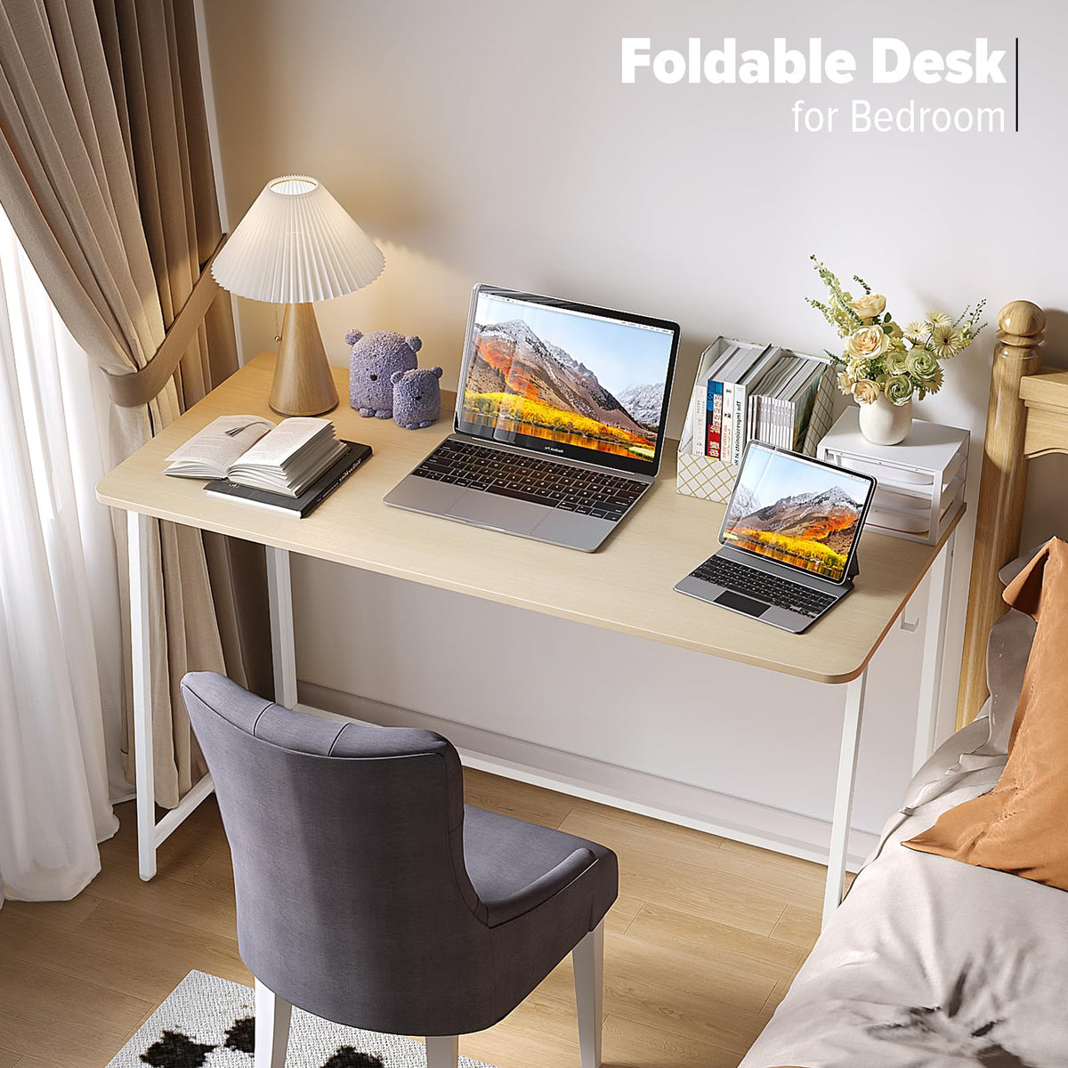 WOHOMO Folding Student Desk