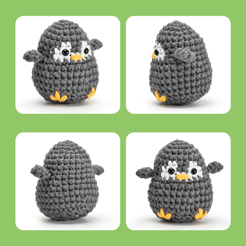 Zepiany Crochet Kit for Beginners, Crochet Animals Kit with Step-by-St