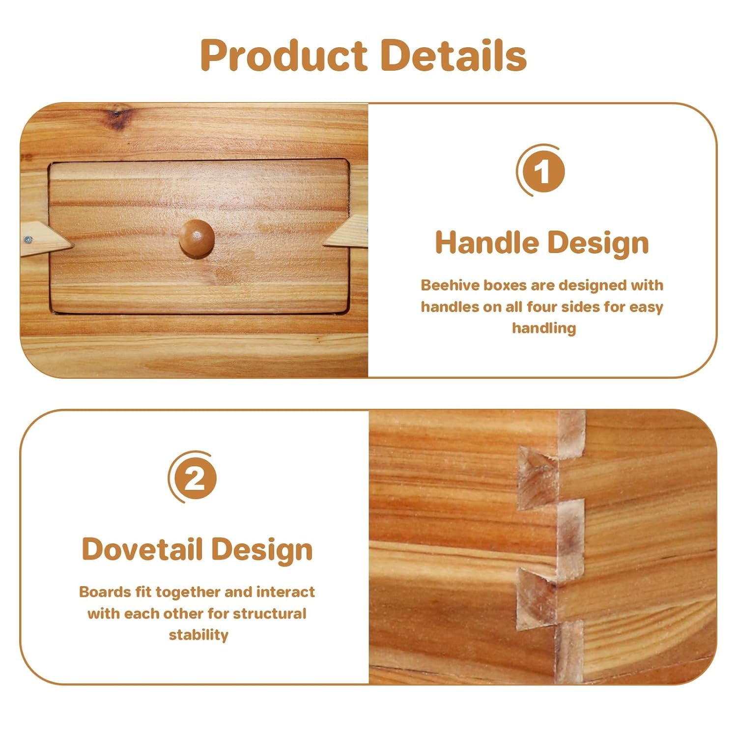 10-Frame Langstroth Beehive Starter Kit, Wax-Coated Complete Beehive K