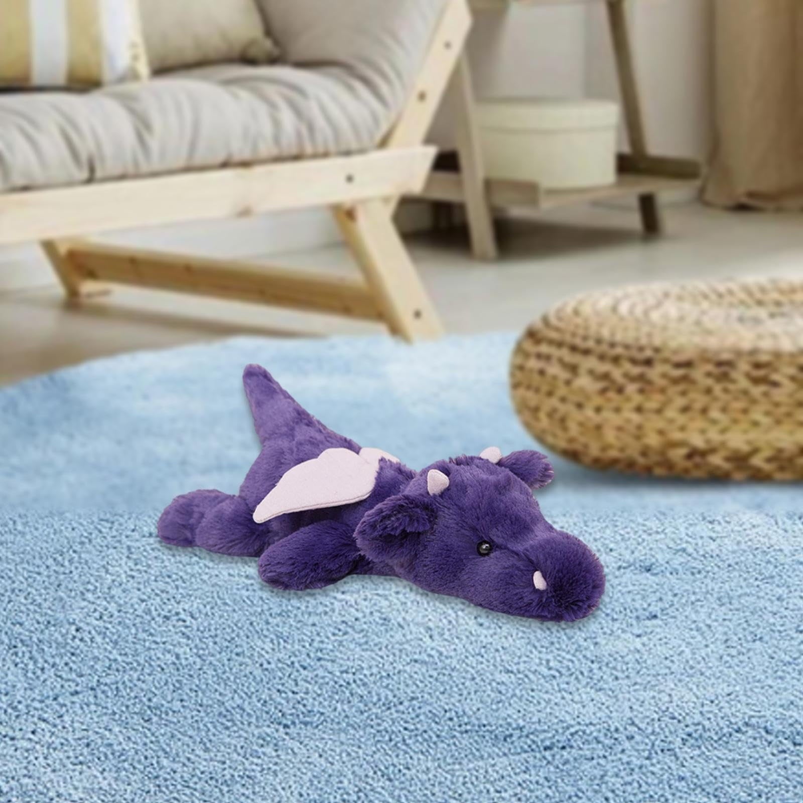BINGLI Fire Dragon Plush 15.75" Soft Weighted Dragon Stuffed Animals G