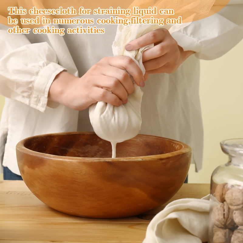 Reusable Cheesecloth 12 Pack, Unbleached Cotton Muslin, 20x20 Inch, Gr