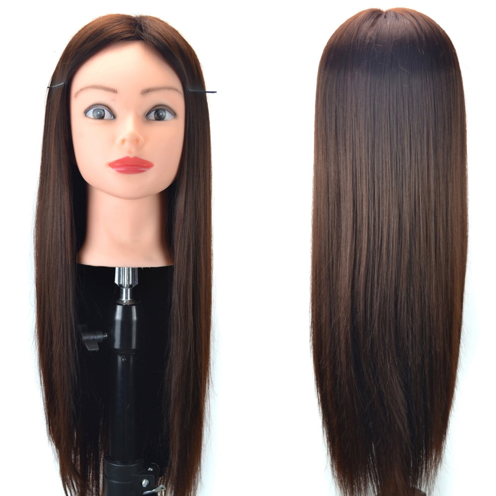 Hair Styling Mannequin Training Head, Professional Practice Wig for Ha