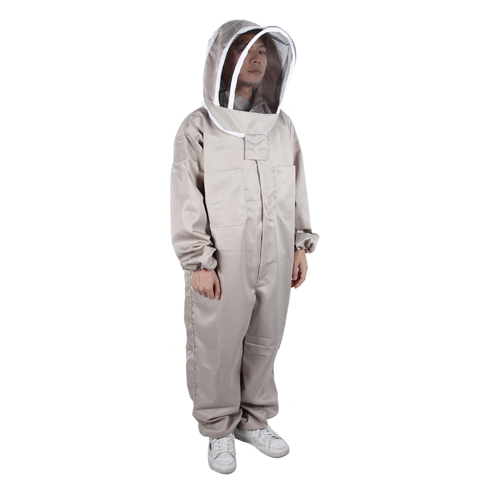 Yajisi Hooded Beekeeper Suit One Piece Beekeeping Protective Clothes A