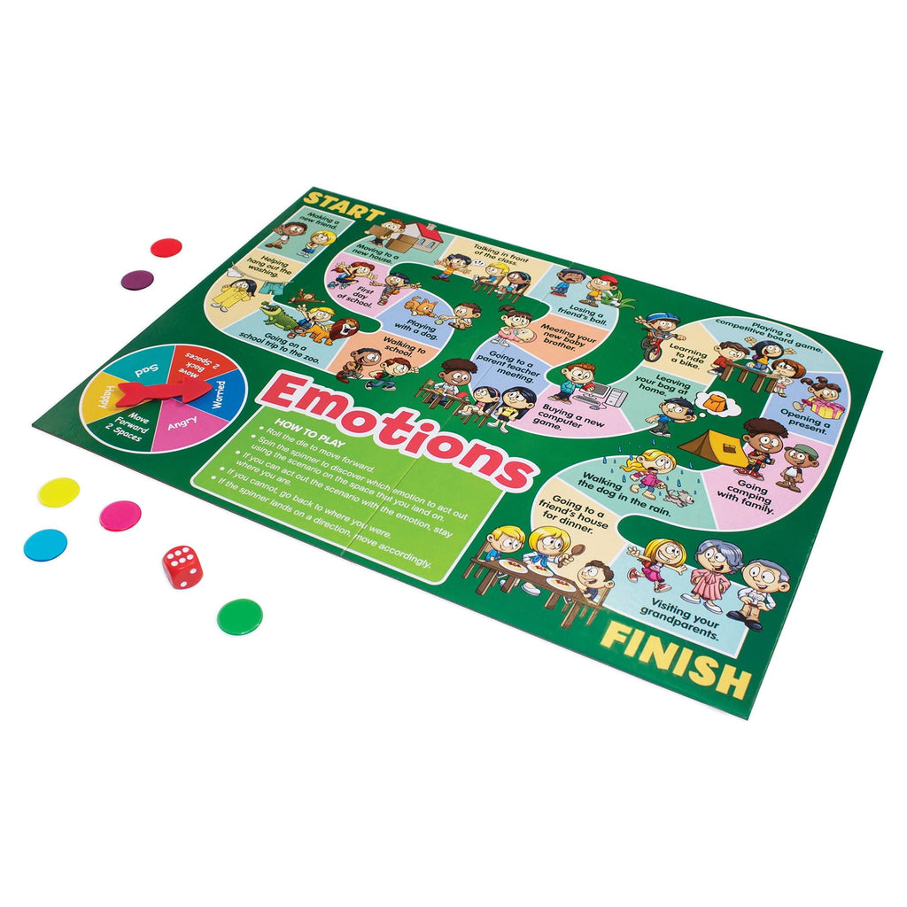 Junior Learning Social Skills Board Games - 4 Educational Board Games