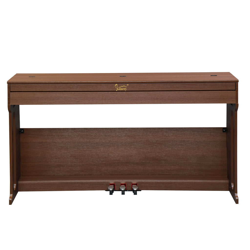 Glarry 88 Key Full Weighted Digital Piano with Furniture Stand, Audio